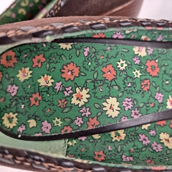 𝅺nwot Rampage Brown Peep Toe Wedges Women's Size 10 - Picture 8 of 9